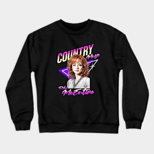 reba //retro vector neon v1 Crewneck Sweatshirt